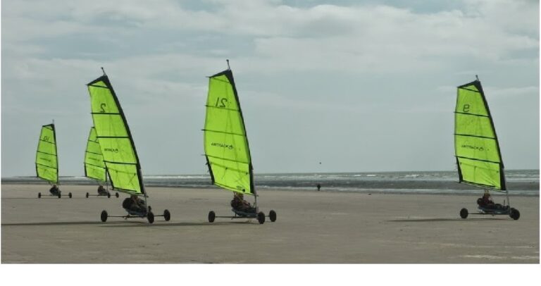 Char à voile en famille